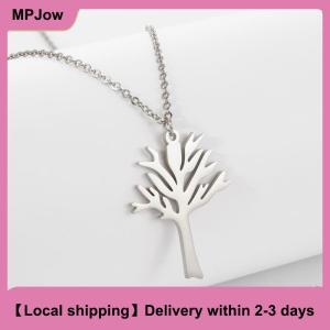 【Local shipping】 Titanium Steel Tree Of Life Pendant Necklace Hip Hop Style High Quality Stainless Steel Jewelry For Men And Women