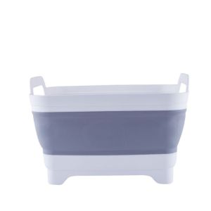 PELLETIZING Large Capacity Folding Washing Basin Thickening Household Fruit Vegetable Baske Multipurpose with Handles Drain Basket Camping