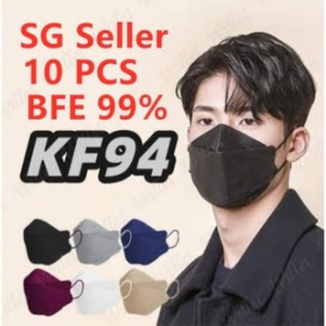 [DuoDuo]   BFE 99% KF94 Mask Face 4 ply Protection Korean Version KN95 Black Mask Washable N95 Mask Reusable Protection 4-Layers