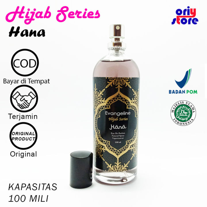 Parfum Wanita-Parfum Halal-Parfum Hijab-Hana-100 Mili-Parfum Lembut-Oriy-Store-ORIGINAL