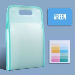 A4 Portable Organ Bag for Office School Organizer Expanding Document Storage Bag Organizer with Button 13 Pockets