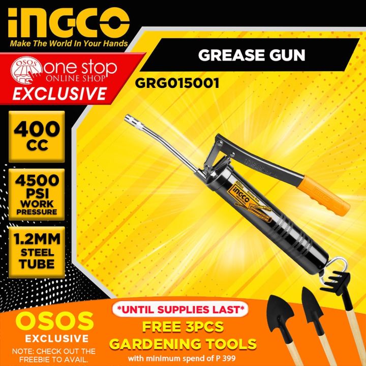 Ingco Original Grease Gun 400CC GRG015001 •OSOS• Lazada PH