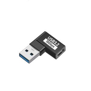 Reinforced USB Type C 90° Angle Adapter Wide Compatibility Stable Connection For Laptop Phone Accessories
