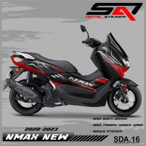 Decal Sticker Custoom Full Body NMAX NEW 2020-2023 Decal Stiker Variasi Motor NMAX NEW SDA.16