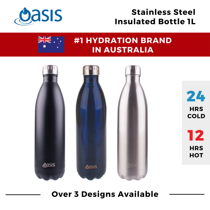 Oasis Stainless Steel Insulated Water Bottle 1L Lazada