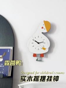 Sacesr Cartoon Car Dynamic Swing Clock Childrens Room Decorative Painting Mute Wall Hanging Clock Watch Home Decoration Wholesale X2Z8B
