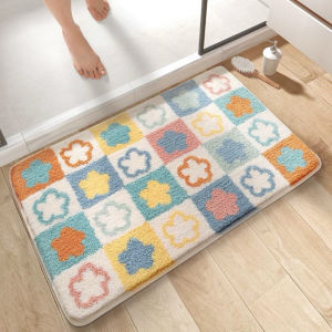*SG SELLER* 60 Designs Anti Slip Cashmere Bath Mat|Machine Washable Thick MicroFiber Absorbent Non Slip Bathroom Floor Mat