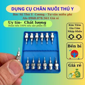 KIM TIÊM CHO GÀ KIM TIÊM 20G 22G CHUYÊN DÙNG CHO GIA CẦM( DÀI 6MM)