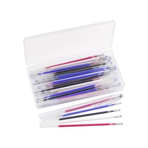 1Pc Heat Erase Pen with 40Pcs High Temperature Disappearing Fabric Marker Refills for Fabric DIY Craft Tailoring Accessories