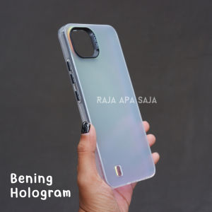 Hard Case For REALME C20 C11 2021 Hologram Mika Silicon Casing Hybrid Silicon Cover Pelindung HP
