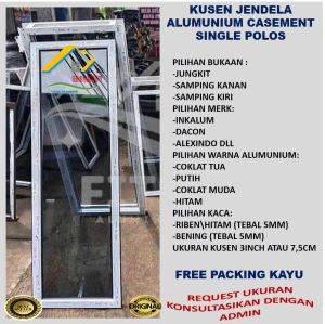 JENDELA ALUMINIUM UK 30X150CM SINGLE POLOS