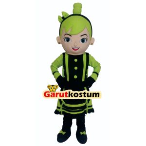 Kostum maskot badut karakter princess cinderella setelan dewasa lucu costume karnaval