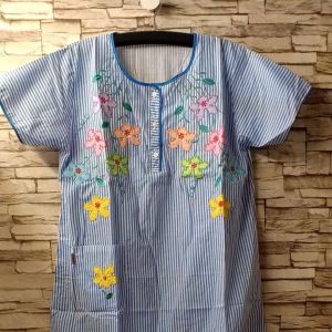 Daster Katun DZN 19-01: Bahan Berkualitas Tinggi & Desain Nyaman