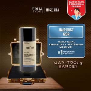 HISERHA Hair Dust 12g - Powder Rambut Pria