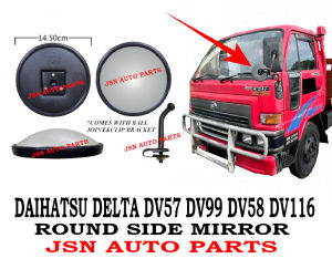 ROUND SIDE MIRROR DAIHATSU DELTA DV57 DV99 DV58 DV116 LORRY TRUCK SL1765 SL-1765 LORRY TRUCK AKSESORI