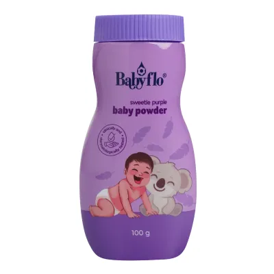 Babyflo Baby Powder Sweetie Purple 100g