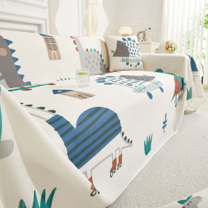 เบาะโซฟาผ้าไหมน้ำแข็งฤดูร้อน ผ้าคลุมโซฟา ผ้าคลุมโซฟา