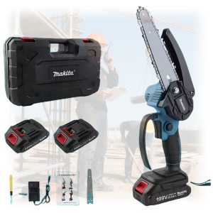 Portable Cordless Electric Chainsaw – Lightweight Rechargeable Easy to Use for DIY and Outdoor Jobs