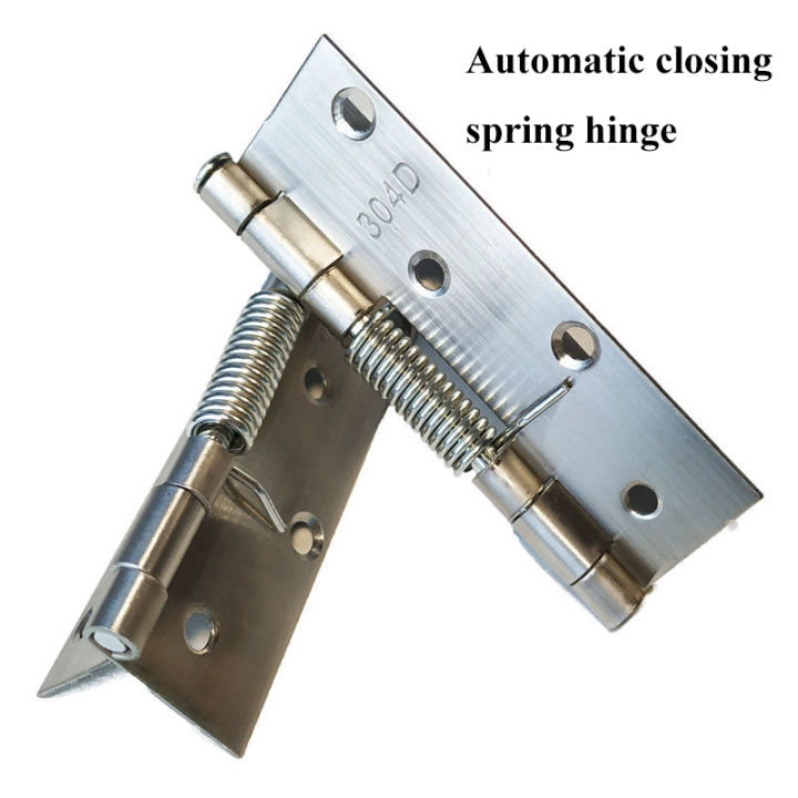 Bản lề tự động, bản lề inox, gập lò xo, cửa hợp kim nhôm, cửa gỗ, bản lề gắn trên bề mặt, vỏ có thể tháo rời lá rời