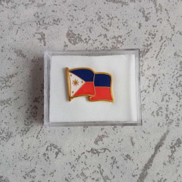 Philippine Flag Collar Lapel Pin (PINLRGE) | Lazada PH