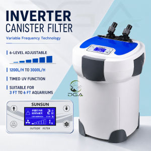 Aquarium SUNSUN HW-3000 Inverter UV Smart Canister Filter 90cm-180cm Tank(水族森森智能变频UV静音过滤桶)