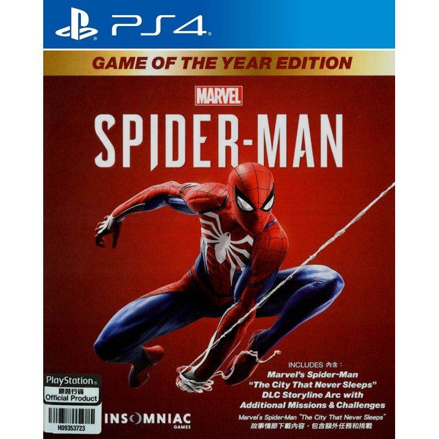 PS4 Marvel Spiderman Game Of The Year Edition(R3)(English/Chinese