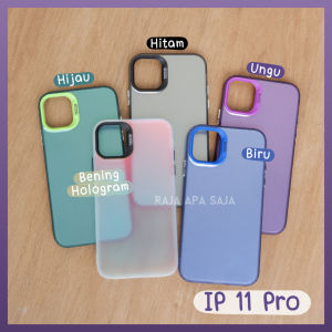 Hard Case For IP 11 11Pro Pro Max Hologram Mika Casing Hybrid Kesing Silicon Silikon Cover Holo Macaron