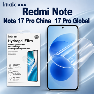 Hydrogel Film For Redmi Note 17 Pro 5G Global China Support Fingerprint Protector Film FM0016