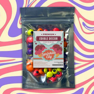 Eye Ball Candy - Edible Decor - Edible Decor Candy Cake Sprinkle Mix Halloween Decor Candy Halloween Cupcake Halloween Edible Decor