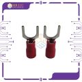 Terminal Block Insulated Spade Connector Electrical Furcate Lug Crimp Cable Wire Fork Sv1.25-5. 