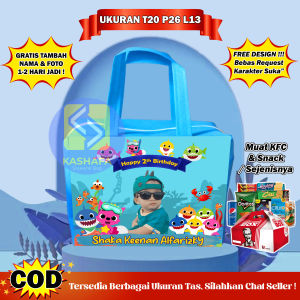 (95 PCS RESLETING) Tas Ulang Tahun Resleting Custom / Tas Ulang Tahun Resleting Anak / Tas ultah resleting muat KFC / goodie bag ulang tahun anak murah free desain gratis pakai resleting / Tas Bingkisan Ultah Anak Resleting / Goodie Bag Resleting KFC