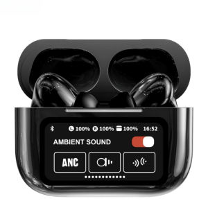 A9-PRO Smart Touch Screen Earbuds HIFI Sound Bluetooth Headset Wireless ANC ENC Noise Reduction Headphones With HD Mic Earphones