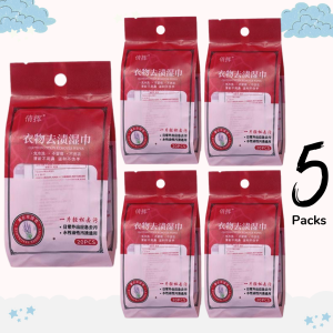 3PACKS | CLOTHES STAIN REMOVAL WIPES | WET WIPES 20PCS/PACK (MP07)