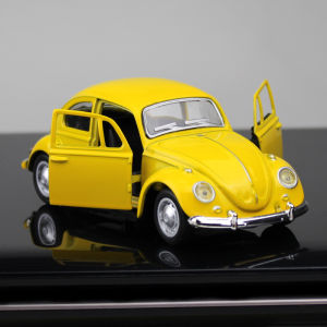Vintage Beetle Diecast Pull Back Car Model Toy Children Gift Decorations Conveni Toy Vehicles Car Model Miniature Scale Model