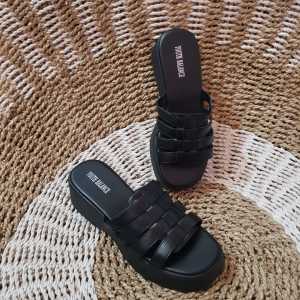 Sandal Wanita Selop Terbaru Sendal Wedges Wanita Kekinian Sandal Wanita Simple Elegan Murah