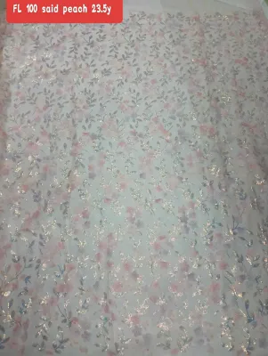 Cairash 3D Flower Lace Fabric Floral Multicolor Lavender Off White Mint Green White Peach For Gown Dress Bridal Ninang