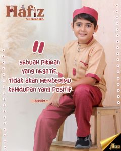 HAFIZ - Set Koko dan Celana Anak Laki laki Free Peci Setelan Baju Muslim Kemko Cowok Lengan Pendek - Ahza
