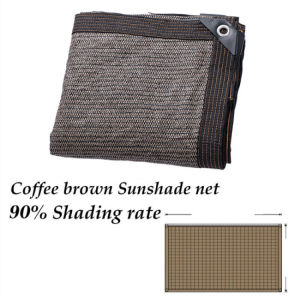 【COD】Sunblock sail shade premium garden shade mesh UV Resistant tarp sun shade net for garden/balcony/swimming pools brown sunshade net