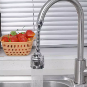 Đầu lắp vòi tăng áp cho vòi rửa bát Inox xoay 360 nhiều chế độ điều chỉnh