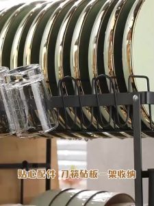 【READY STOCK】Kitchen Racks Dish Organizer Drainer Racks Dish Storage Racks Multifunctional Dish Rack