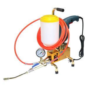 Electric Epoxy Injection Piston Pump Polyurethane Foam Grouting Steel Machine Portable Injection Machine Grouting Pump with Epoxy Resin Pu Foam Materials for Steel Hose Concrete Repair Crack- intl High quality universal grouting machine