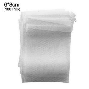 100pcs/Pack Empty Teabags String Heat Seal Filter Paper Herb Tea Bag Tea Bag Traditional Chinese Medicine Decocting Bag Non-woven Fabric Seasoning Soup Making