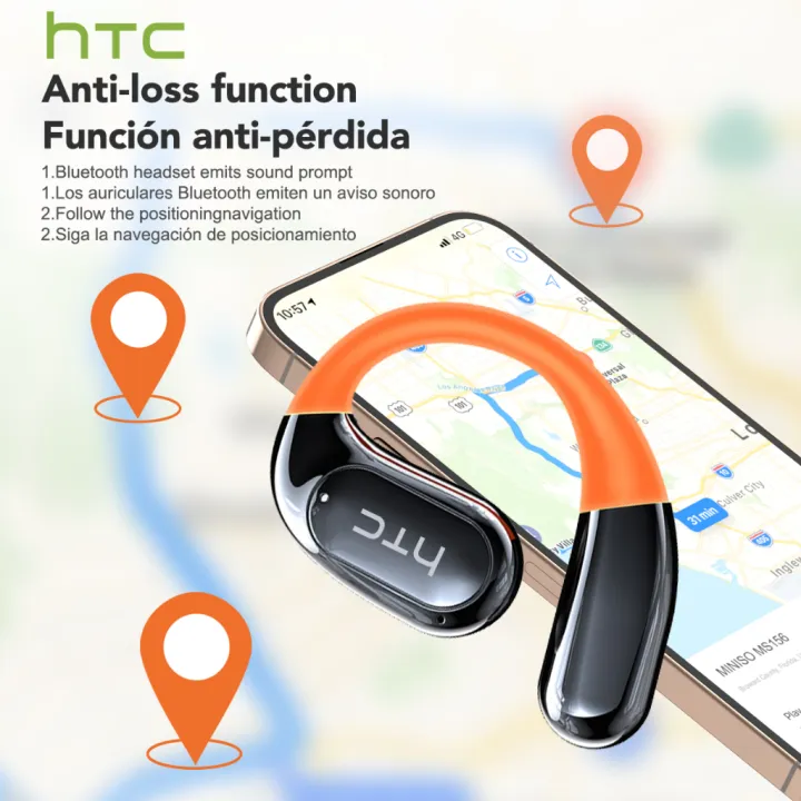 HTC NE27 AI Dịch thuật thời gian thực Tai nghe BluetoothTWS Bluetooth 6.0 Chất lượng âm thanh HiFi IPX5 Tai nghe không dây chống nước Bảo hành một năm | BigBuy360 - bigbuy360.vn