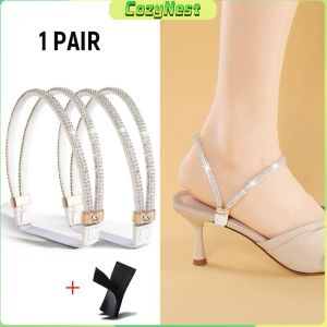 C.N 1 Pair Women Detachable Shoe Straps Women High Heels Shoelaces Elastic Straps