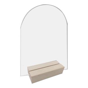 Acrylic Place Sign Holder Table Sign Numbers Menu Display Wedding Picture Frame Signs Flyers Stand Party Supplies