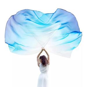 2Pcs Semicircle Worship Wing Flags Praise Dance Flags with Scalable Rods for Church Dance Banners Easy to Use