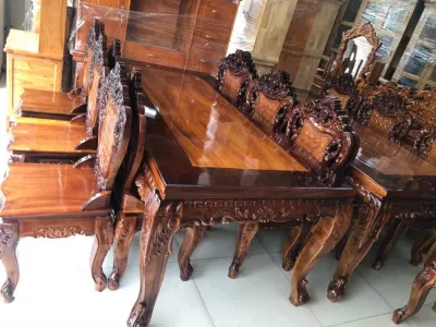 Bộ salon Lus tràm 8 ghế kiểu nhật 2 trong 1-Bộ bàn ghế gia đình Việt v4f(FREESHIP 80 KM )
