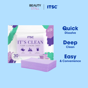 ITSC ITS CLEAN Floor Cleaning Sheet 30s | Lavender Floor Cleaner Detergent Cleaning Hack