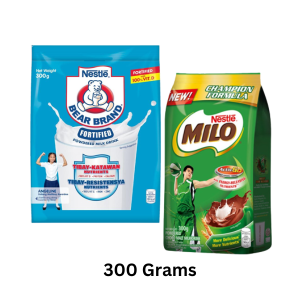Bear Brand Fortified and Milo Choco Powdered Milk 300 Grams