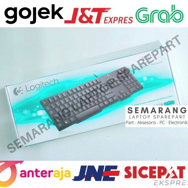 LOGITECH K100 Keyboard Ps2 Classic Pc Komputer Wired Kabel Bagus ...